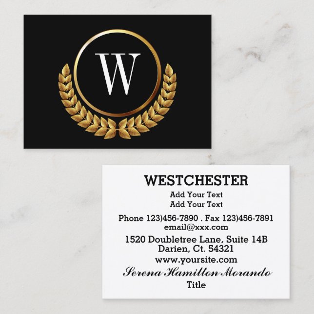 Ihre hoch entwickelte Visitenkarte (Vorne/Hinten)