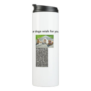 Ihre Hunde wünschen sich eine thermische Tumbler Thermosbecher