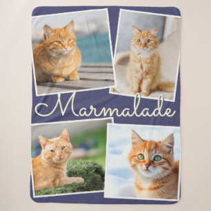 Ihre Katzenfotos und der Name Ihres Haustieres per Sherpadecke