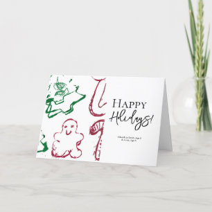Ihre Kinder Art Custom Foto Christmas Feiertagskarte