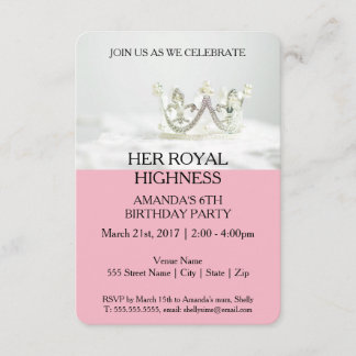 Ihre Königliche Hoheit Einladung