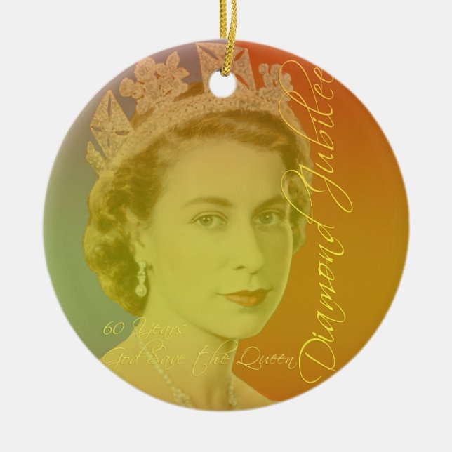 Ihre königliche Hoheit Keramik Ornament (Vorne)