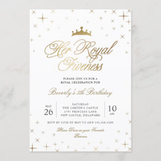 Ihre Königsfreude Einladung