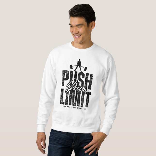 Ihre Kraft - Minimalistischer Ruhepausen Motiviere Sweatshirt (Vorne ganz)