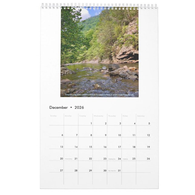 Ihre kreativen Akkordgebirgsszenen 2025 Kalender (Dez 2026)