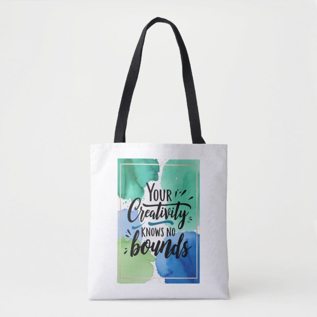 Ihre Kreativität kennt keine Grenzen Tasche (Vorderseite)
