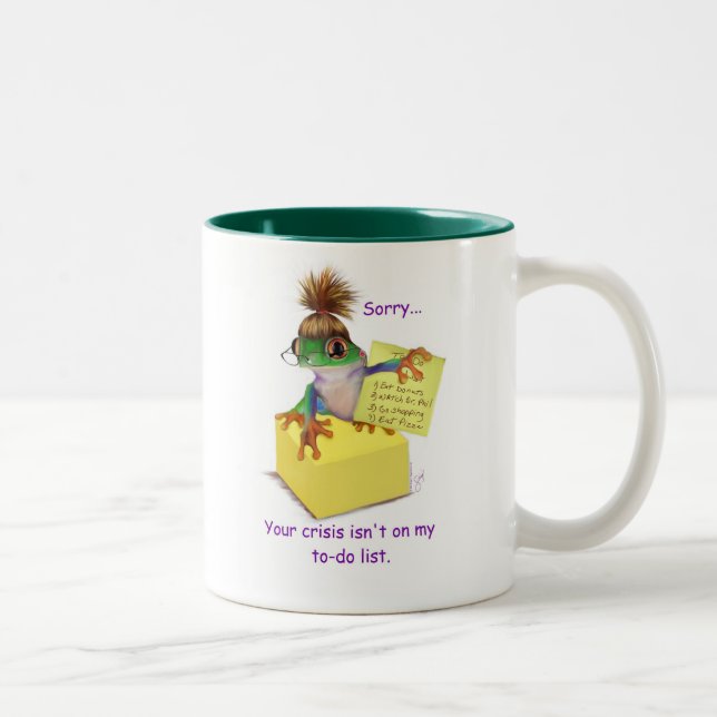 Ihre Krisen-Tasse Zweifarbige Tasse (Rechts)