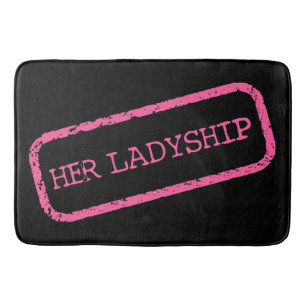 "IHRE LADYSHIP" BADEMATTE