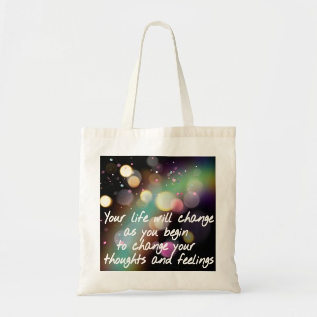 Ihre Lebensmotivation ändern Tragetasche (Vorne)