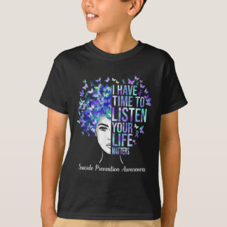 Ihre Lebensprobleme Suizidprävention Bewusstsein f T-Shirt