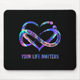 Ihre Lebensprobleme Suizidprävention Bewusstsein Mousepad