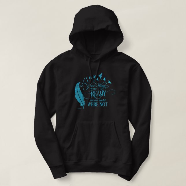 IHRE LEITUNGEN WAREN BEREIT, ABER UNSERE HERZEN WA HOODIE (Design vorne)
