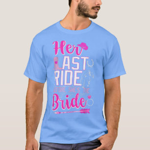 Ihre letzte Reise, bevor sie das T-Shirt der Braut