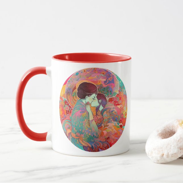 Ihre Liebe, ihr Weg Tasse (Mit Donut)