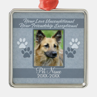 Ihre Liebe-unbedingte Haustier-Beileids-Gewohnheit Ornament Aus Metall