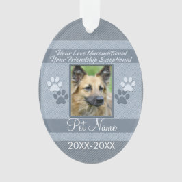 Ihre Liebe Unbedingtes Beileid für Haustiere benut Ornament