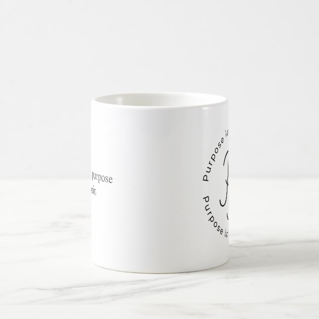 Ihre Lieblings-Tasse mit einem Ziel Kaffeetasse (Mittel)