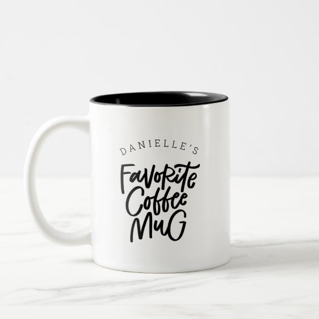 Ihre Lieblings-Tasse Zweifarbige Tasse (Links)