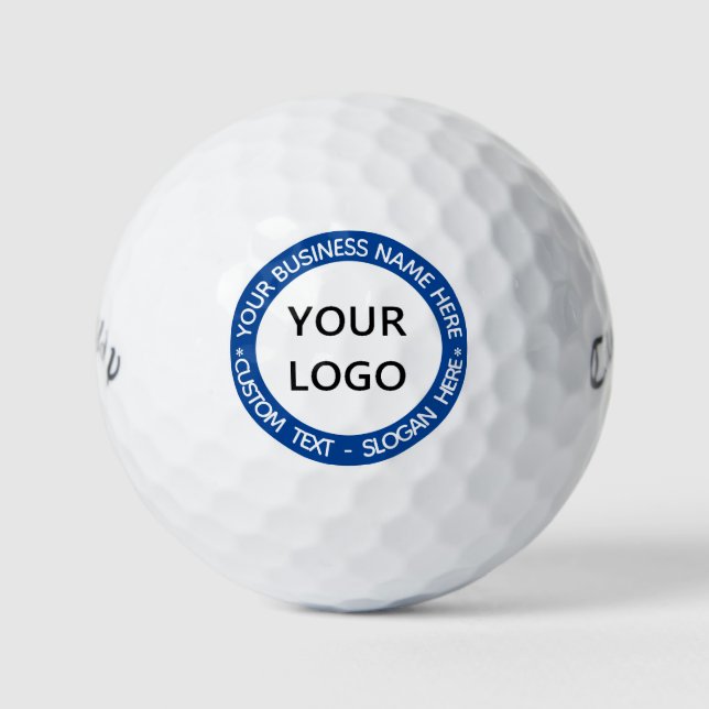 Ihre Logo-Bezeichnung Textfarben Personalisierte G Golfball (Vorderseite)
