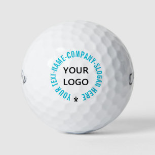 Ihre Logo-Briefmarke Golfbälle Beispiel für benutz