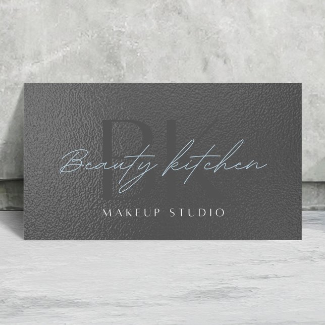 Ihre Logo-Imitate Metallische graue Folie Moderne  Visitenkarte (Von Creator hochgeladen)