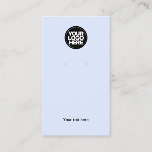 Ihre Logo-Light Blue Earl-Display-Karte Visitenkarte