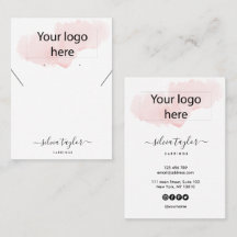 Ihre Logo-Schmuck-Kette Ohrring-Display-Karte