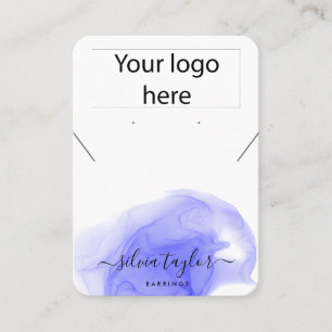 Ihre Logo-Schmuck-Kette Ohrring-Display-Karte Visitenkarte