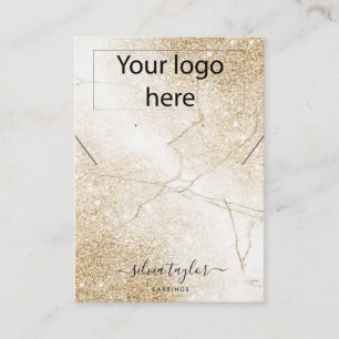 Ihre Logo-Schmuck-Kette Ohrring-Display-Karte Visitenkarte
