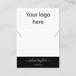 Ihre Logo-Schmuck-Kette Ohrring-Display-Karte Visitenkarte