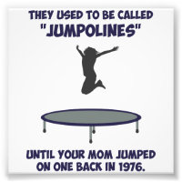 Ihre Mama hat das Trampolin erfunden