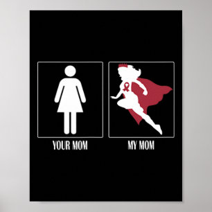 Ihre Mama ist meine Mama Sichelzellenkrieger Burgu Poster