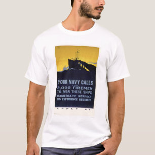 Ihre Marine-Anrufe - Feuerwehrmänner benötigt T-Shirt