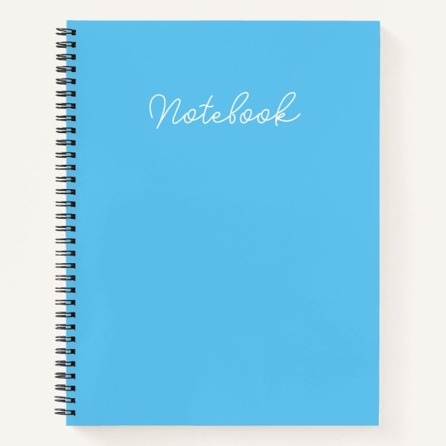 Ihre Marke, Ihr Notebook: Custom Spiral Edition Notizbuch (Vorderseite)