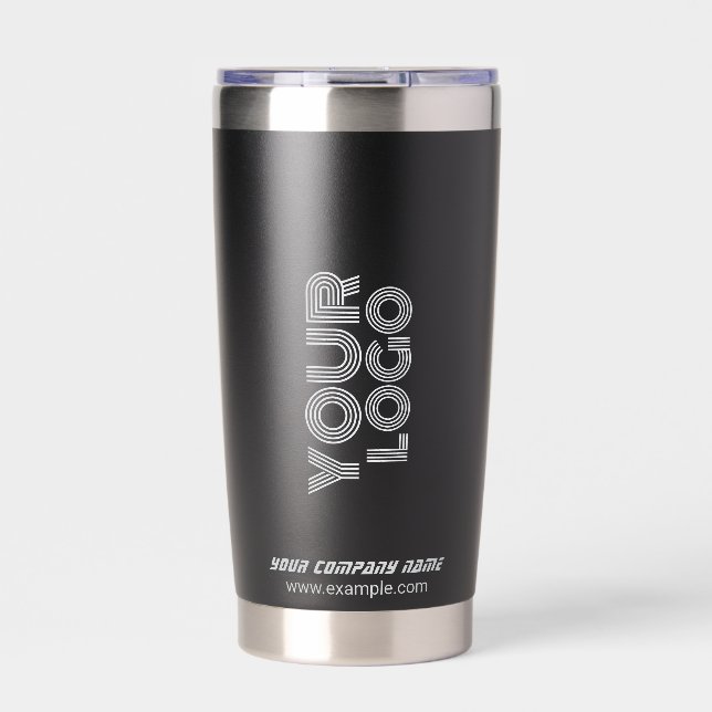 Ihre Marke, Ihre Identität: Gestaltung der Unterne Thermobecher (Vorderseite)