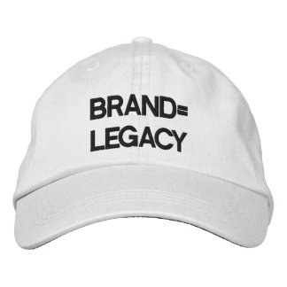 Ihre Marke zu Ihrem LEGACY machen Bestickte Baseballkappe