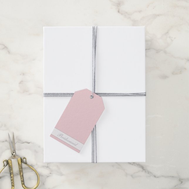 Ihre maßgeschneiderte Bridesmaid Geschenkanhänger (Mit Garn)