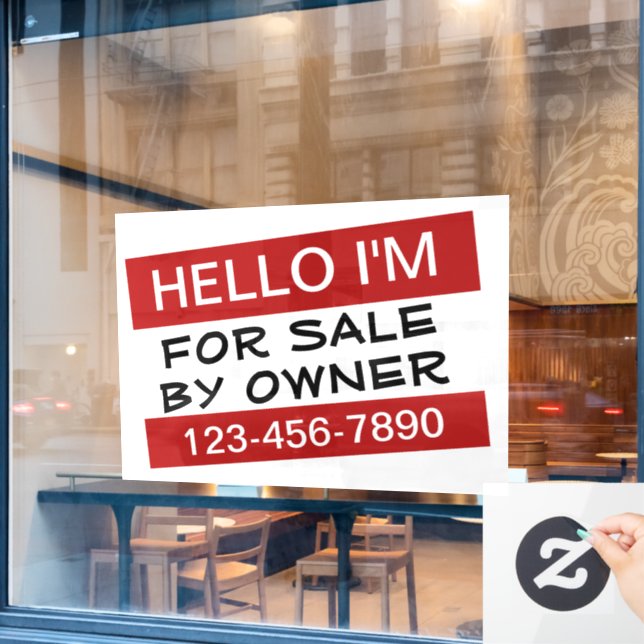 Ihre Maßstäbe für Verkaufswerbung Fensteraufkleber (Café-Fenster)