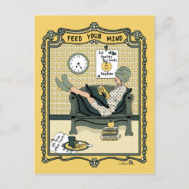 IHRE MIND_C_ POSTCARD gefüttert Postkarte