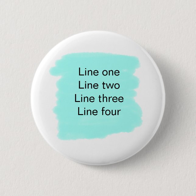 Ihre Nachricht hier fügen Sie Text Name monogramm  Button (Vorderseite)