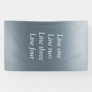 Ihre Nachricht hier grau-blauer metallischer Hinte Banner