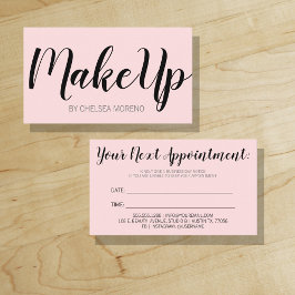 Ihre nächste Erinnerung Minimalistisch | Rosa Terminkarte