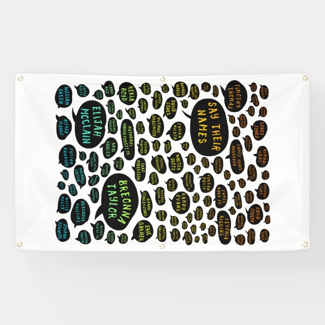 ihre Namen Regenbogen Banner (Horizontal)