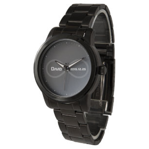 Ihre Namens  Unendlichkeits-Aussenseiter-Geschenke Armbanduhr