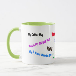 IHRE OFFICE ZUHAUSE KAFFEE-TASSE VERWENDET NICHT A TASSE