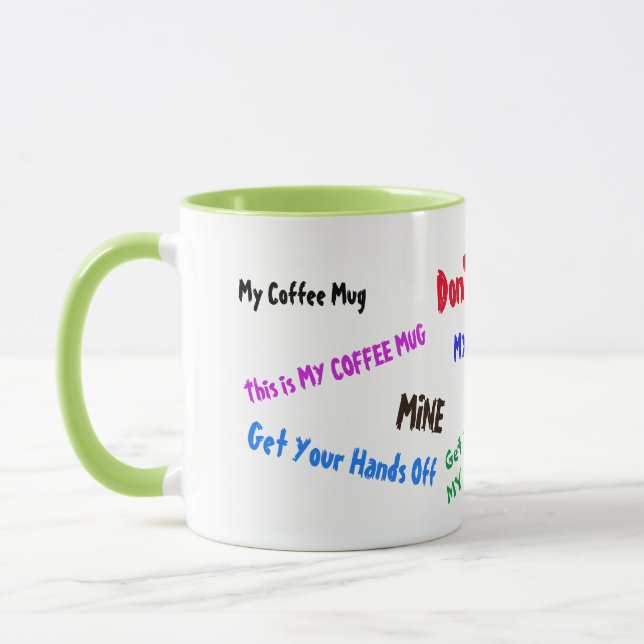 IHRE OFFICE ZUHAUSE KAFFEE-TASSE VERWENDET NICHT A TASSE (Links)