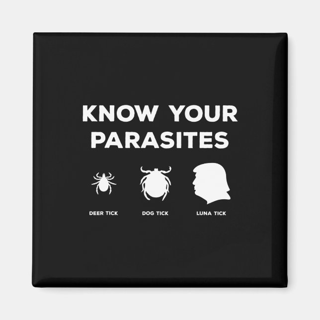 Ihre Parasiten alle außer Trump Protest karikiert Magnet (Vorne)