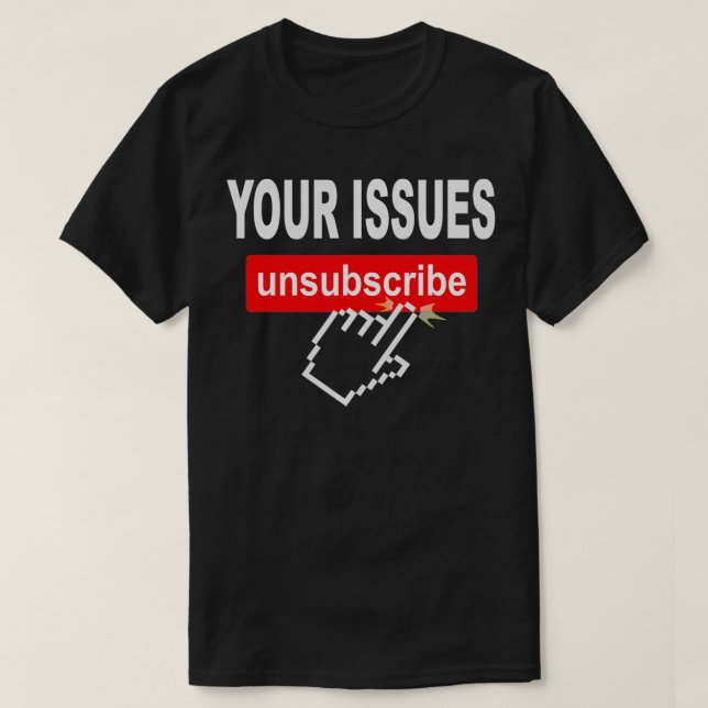 Ihre Probleme Handzeichen abbestellen Klicken Sie  T-Shirt (Design vorne)