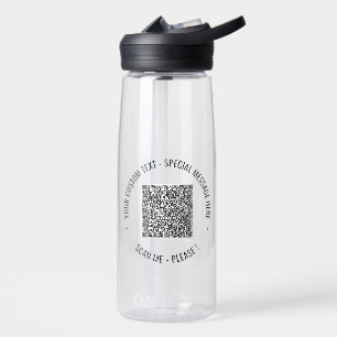 Ihre QR-Code-Prüfung Info Benutzerdefinierte Text- Trinkflasche