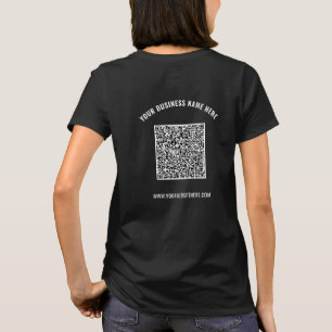 Ihre QR-Code-Scan-Info Benutzerdefinierter Text Co T-Shirt